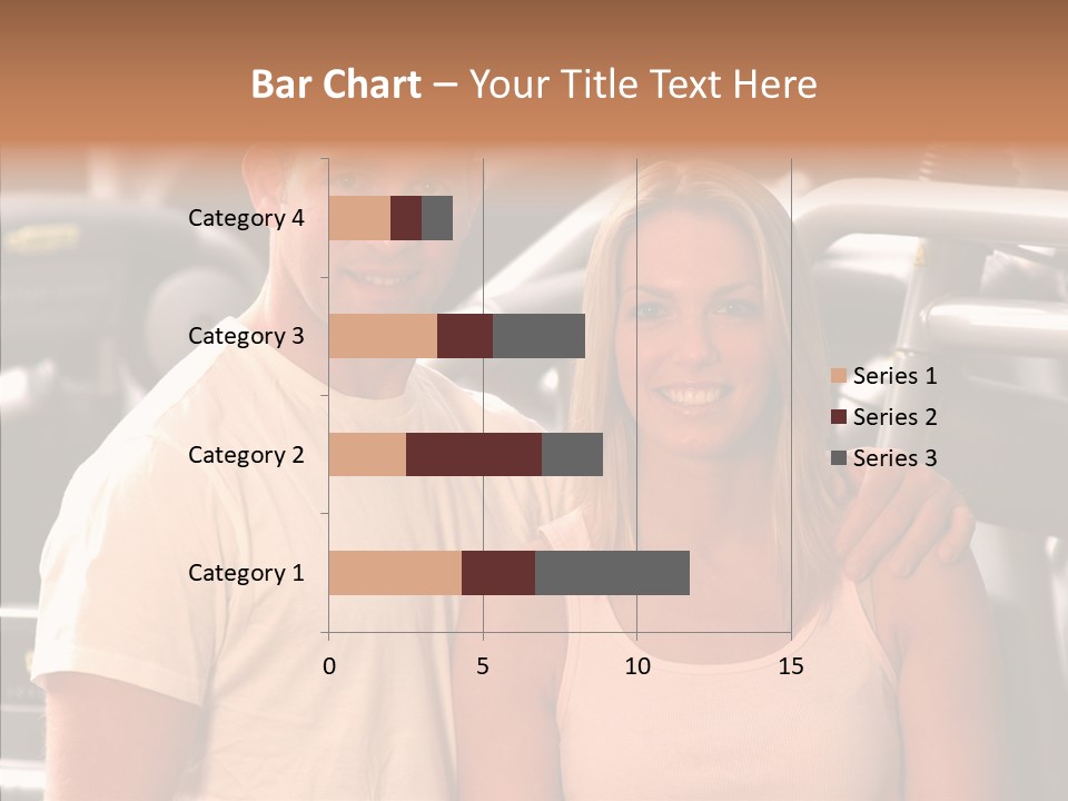 Couple Instructor Beautiful PowerPoint Template