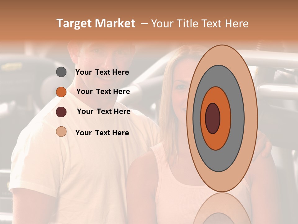 Couple Instructor Beautiful PowerPoint Template