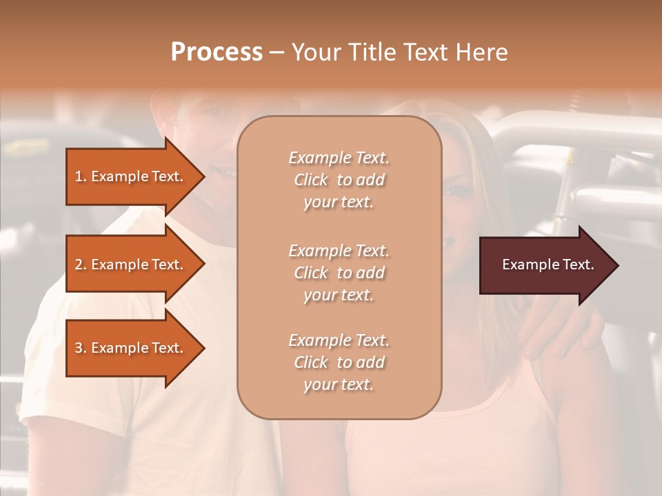 Couple Instructor Beautiful PowerPoint Template