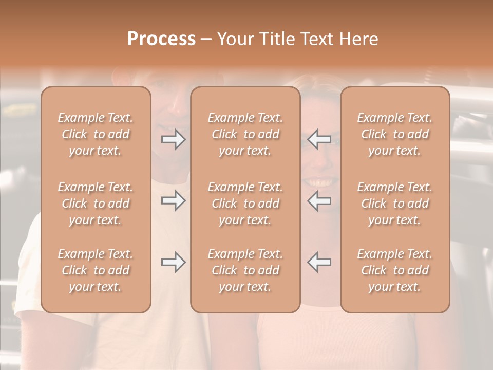 Couple Instructor Beautiful PowerPoint Template