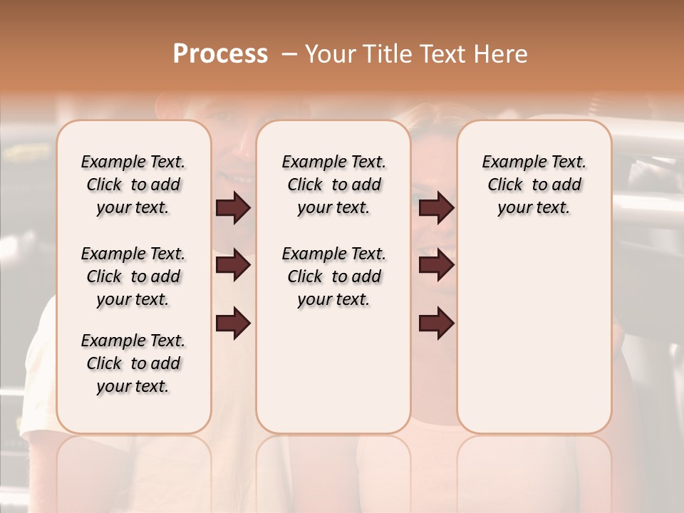 Couple Instructor Beautiful PowerPoint Template