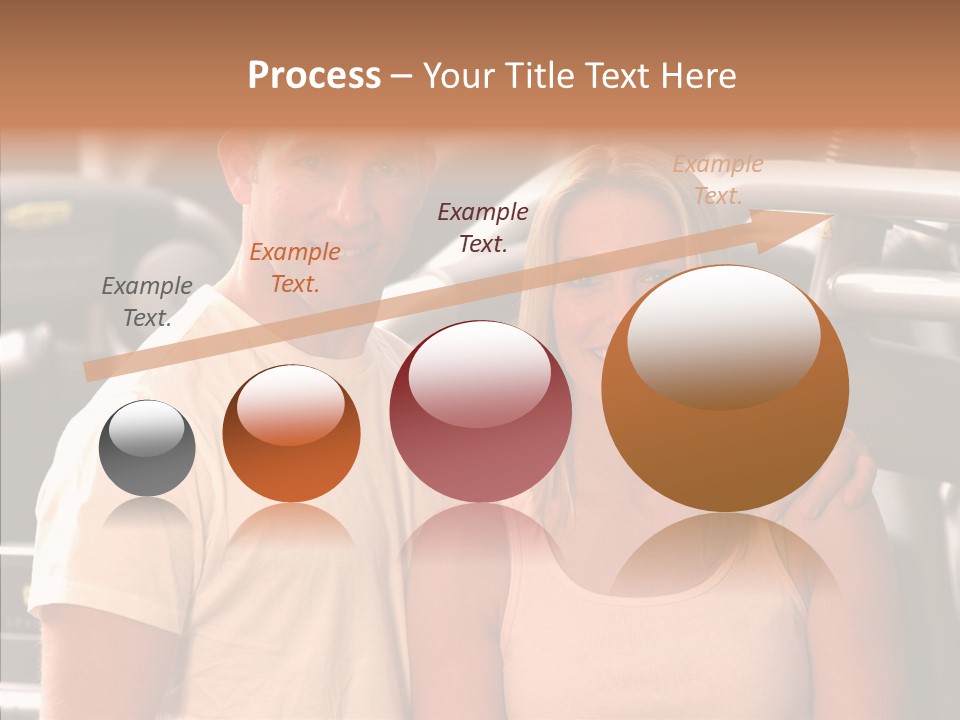 Couple Instructor Beautiful PowerPoint Template