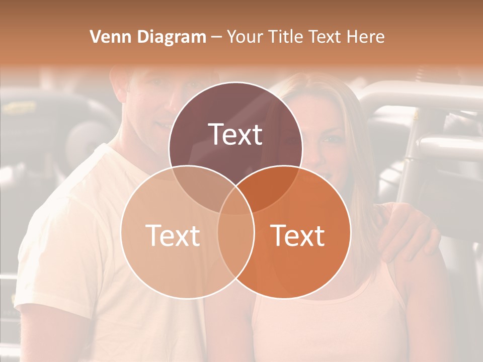 Couple Instructor Beautiful PowerPoint Template