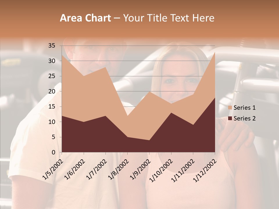 Couple Instructor Beautiful PowerPoint Template