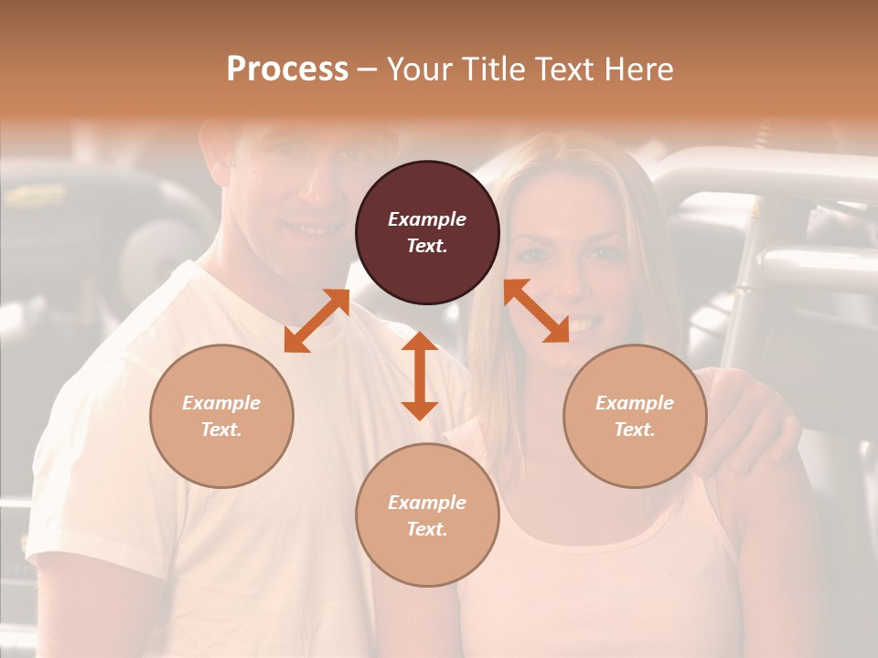 Couple Instructor Beautiful PowerPoint Template