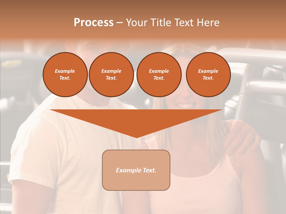 Couple Instructor Beautiful PowerPoint Template