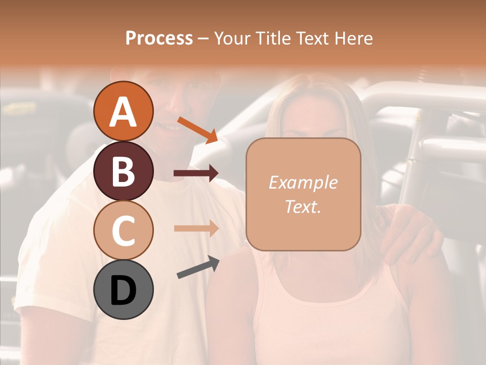 Couple Instructor Beautiful PowerPoint Template