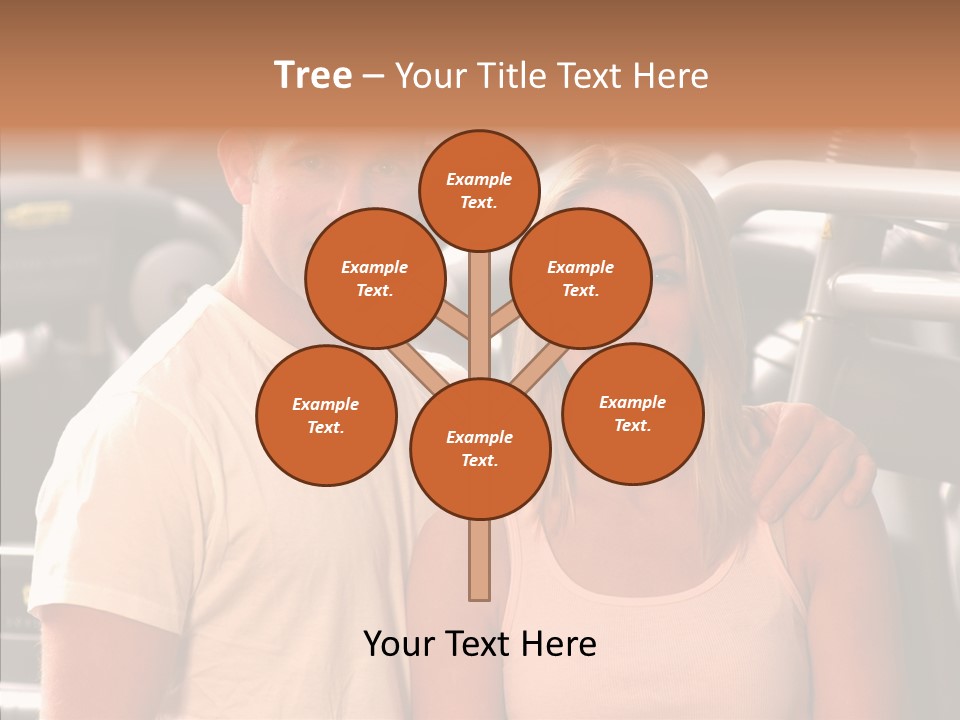 Couple Instructor Beautiful PowerPoint Template