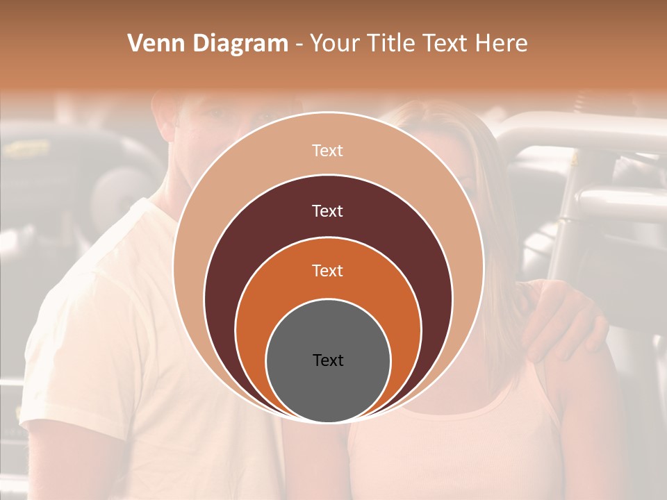 Couple Instructor Beautiful PowerPoint Template