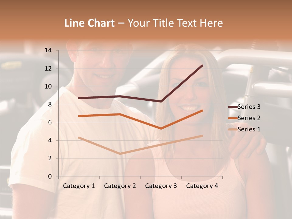 Couple Instructor Beautiful PowerPoint Template