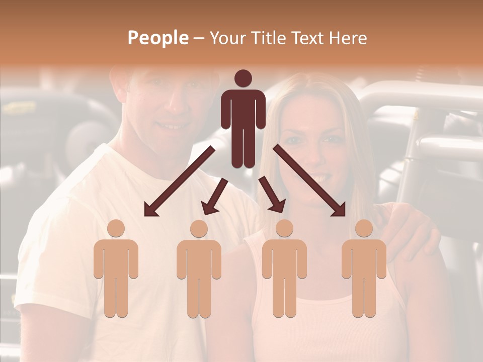 Couple Instructor Beautiful PowerPoint Template