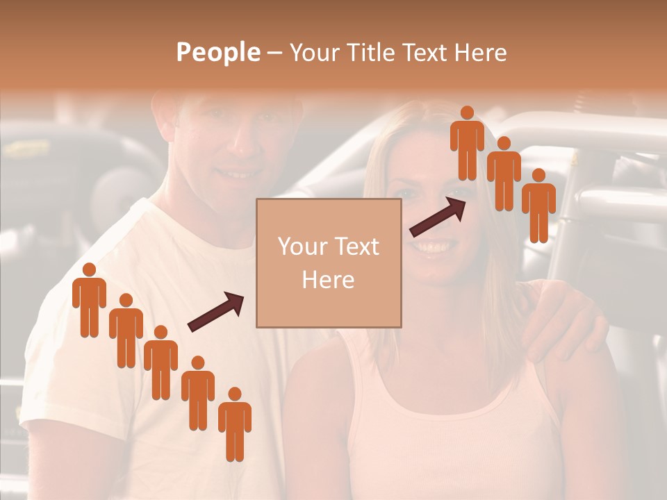 Couple Instructor Beautiful PowerPoint Template