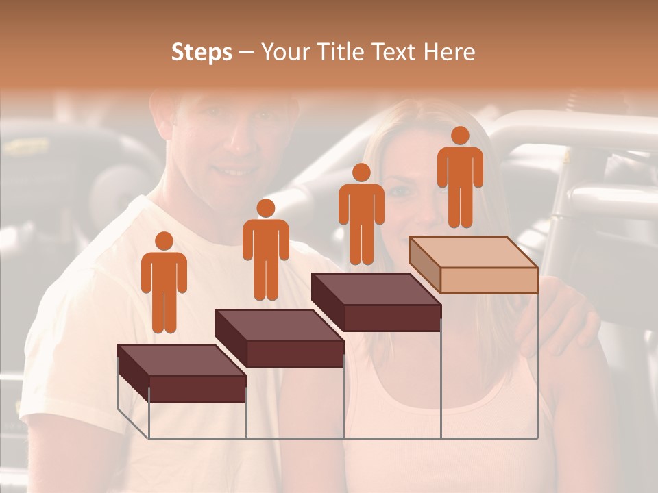 Couple Instructor Beautiful PowerPoint Template