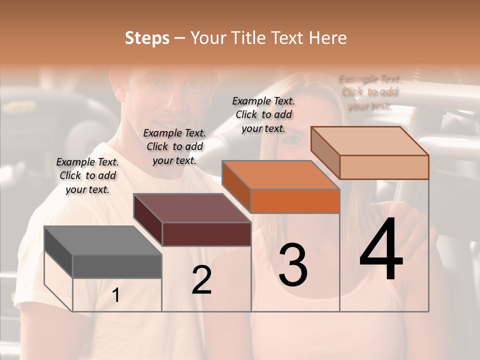 Couple Instructor Beautiful PowerPoint Template