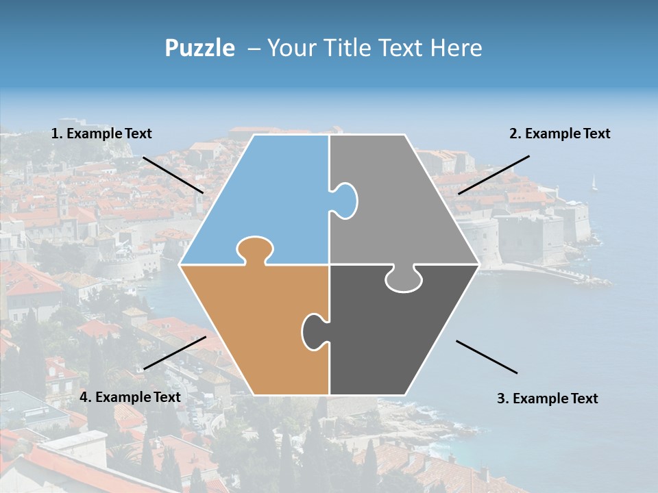 Corporate Board Figure PowerPoint Template