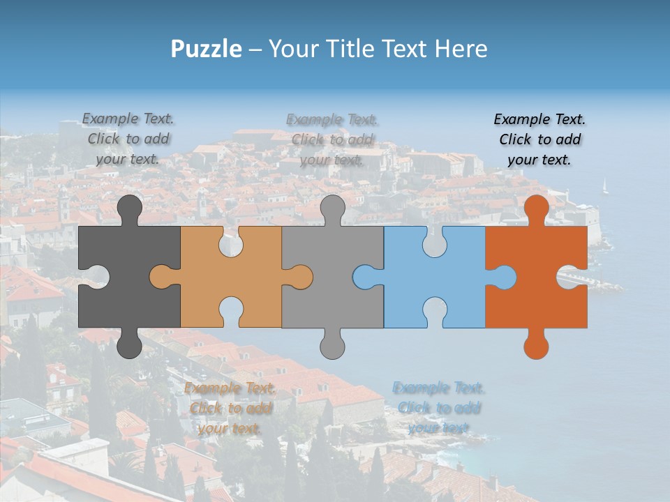 Corporate Board Figure PowerPoint Template