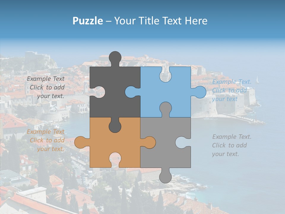 Corporate Board Figure PowerPoint Template