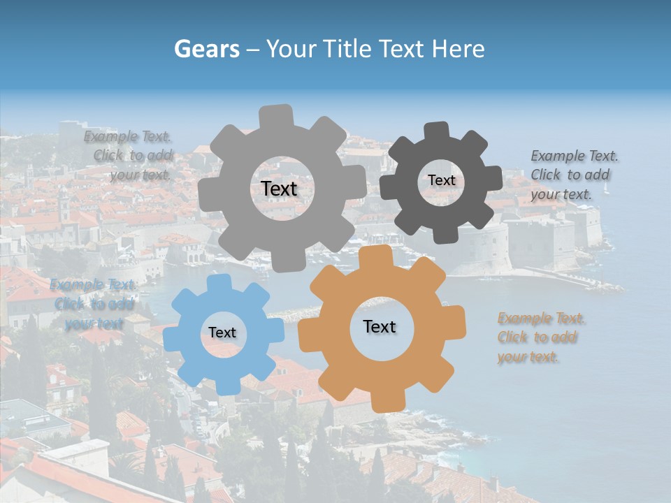 Corporate Board Figure PowerPoint Template