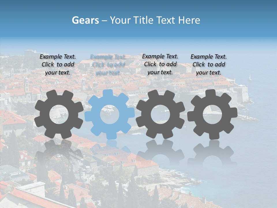 Corporate Board Figure PowerPoint Template