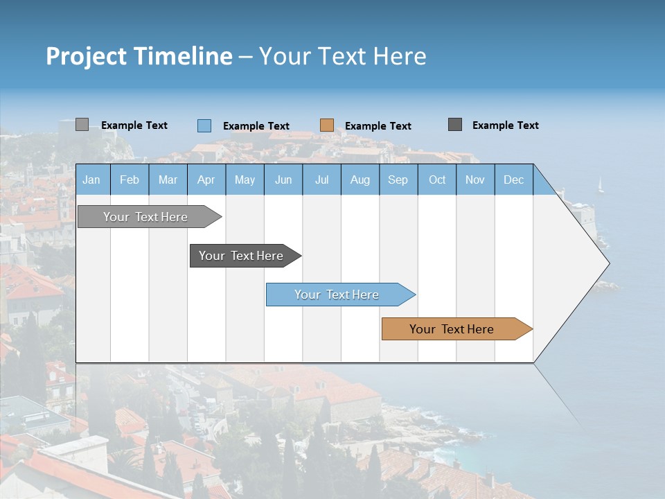 Corporate Board Figure PowerPoint Template