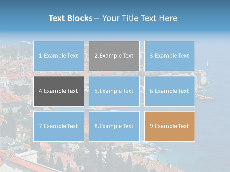 Corporate Board Figure PowerPoint Template