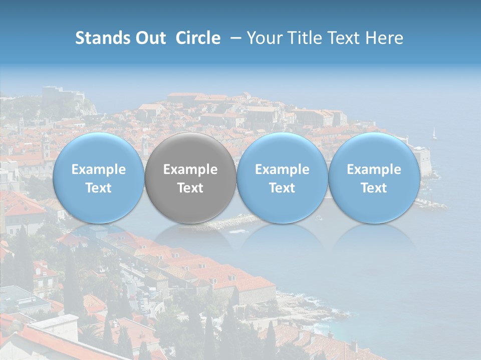 Corporate Board Figure PowerPoint Template