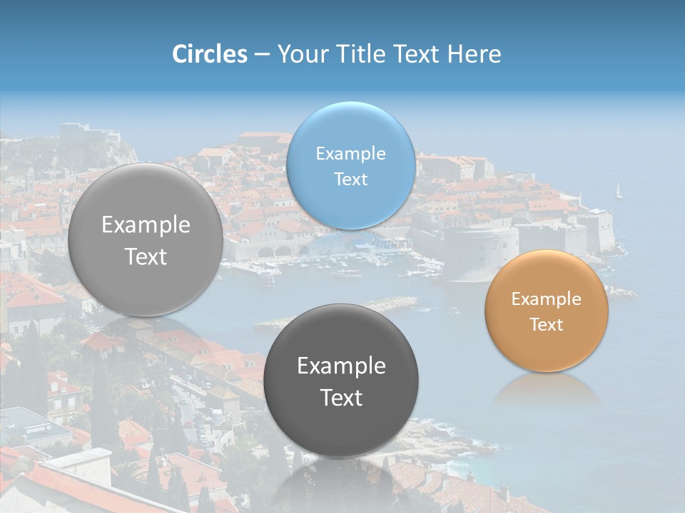 Corporate Board Figure PowerPoint Template