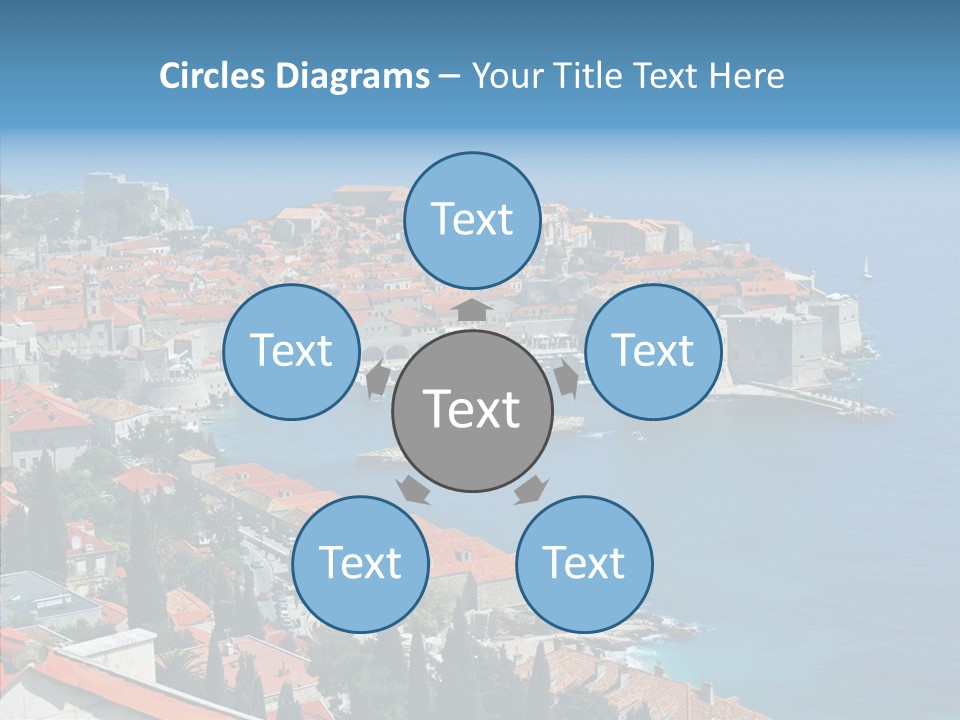 Corporate Board Figure PowerPoint Template