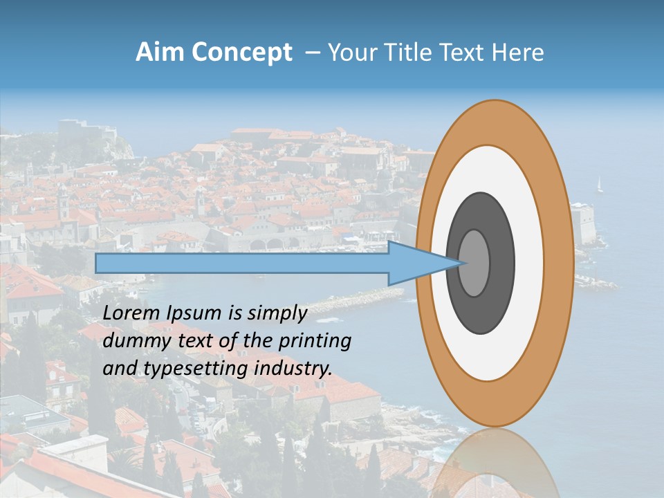 Corporate Board Figure PowerPoint Template