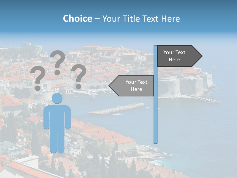 Corporate Board Figure PowerPoint Template