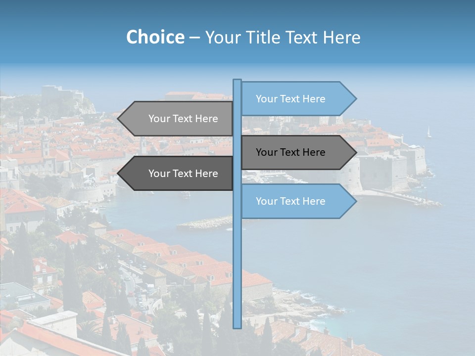 Corporate Board Figure PowerPoint Template