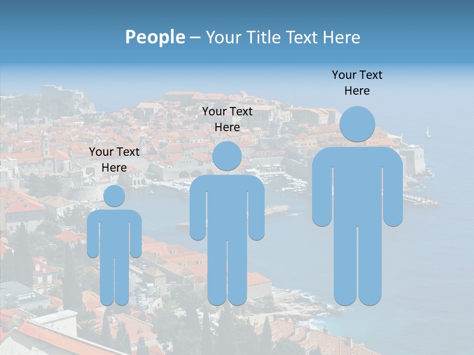 Corporate Board Figure PowerPoint Template