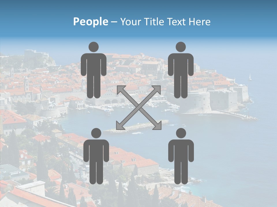 Corporate Board Figure PowerPoint Template