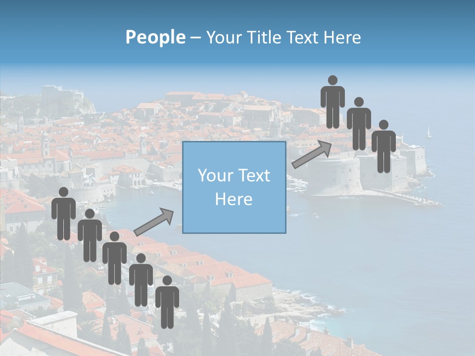 Corporate Board Figure PowerPoint Template