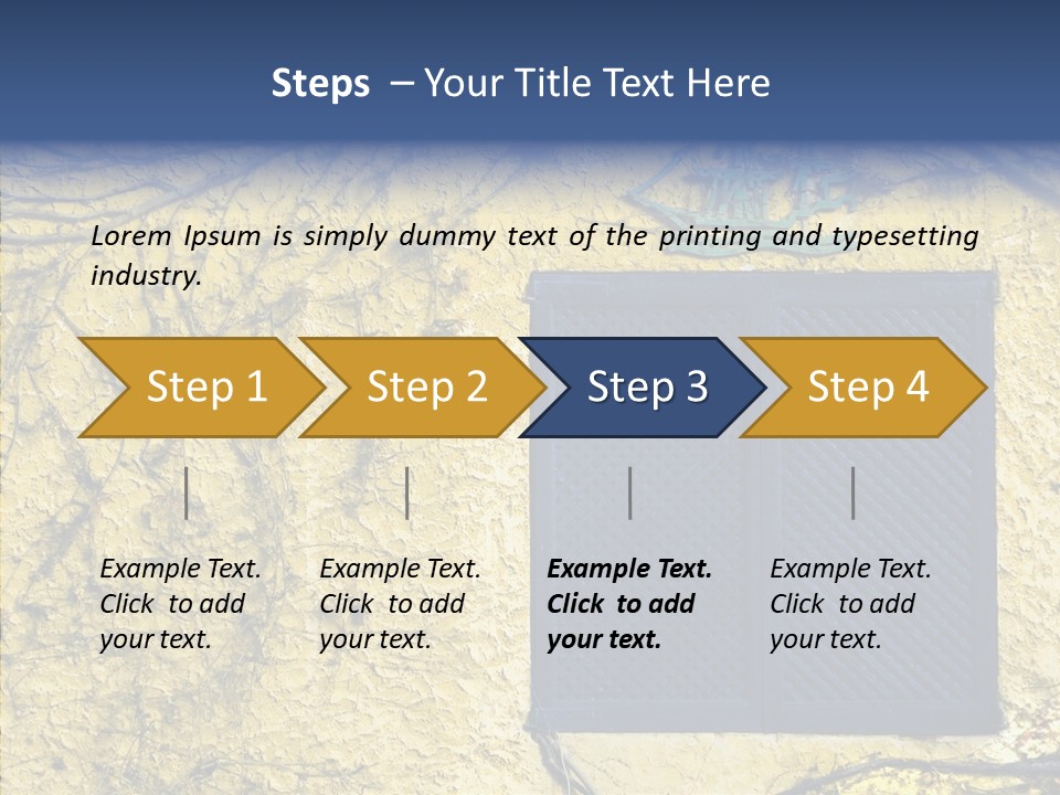 Window Home Spain PowerPoint Template