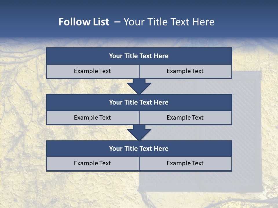 Window Home Spain PowerPoint Template