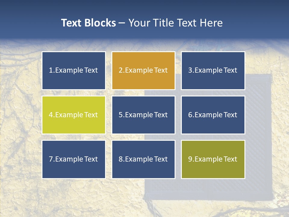 Window Home Spain PowerPoint Template