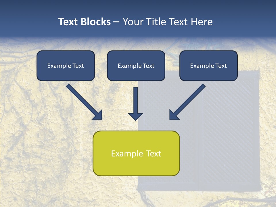 Window Home Spain PowerPoint Template