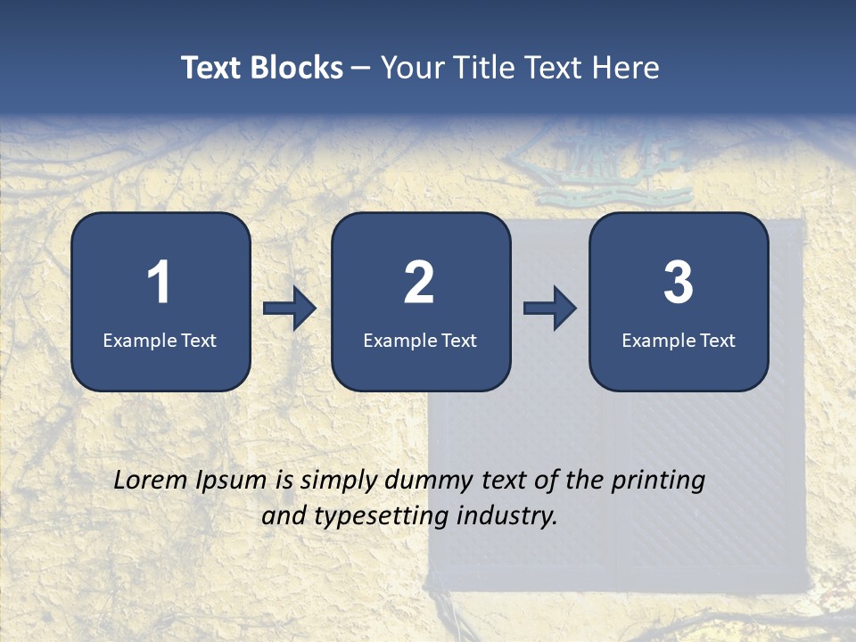 Window Home Spain PowerPoint Template