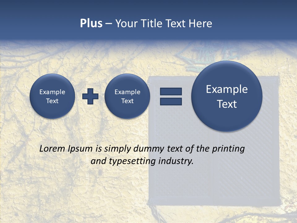 Window Home Spain PowerPoint Template