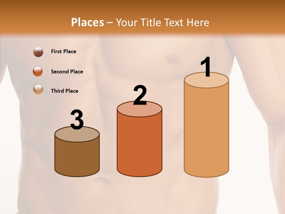 Beauty Sexy Pecks PowerPoint Template