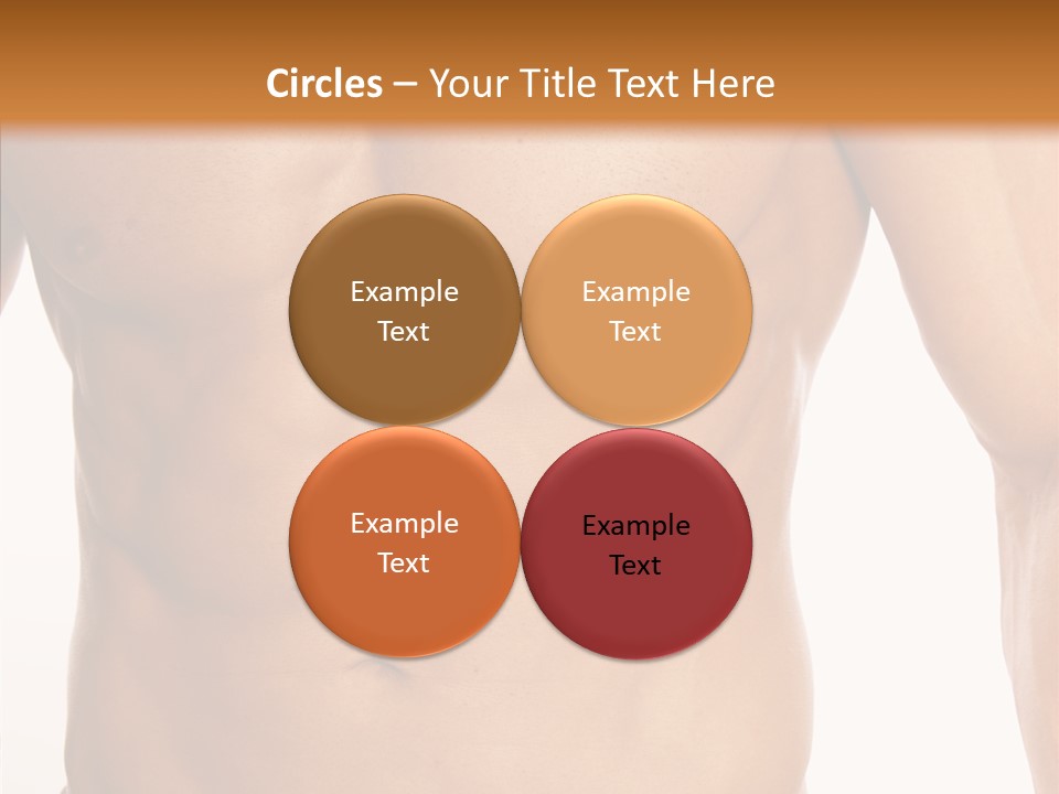 Beauty Sexy Pecks PowerPoint Template