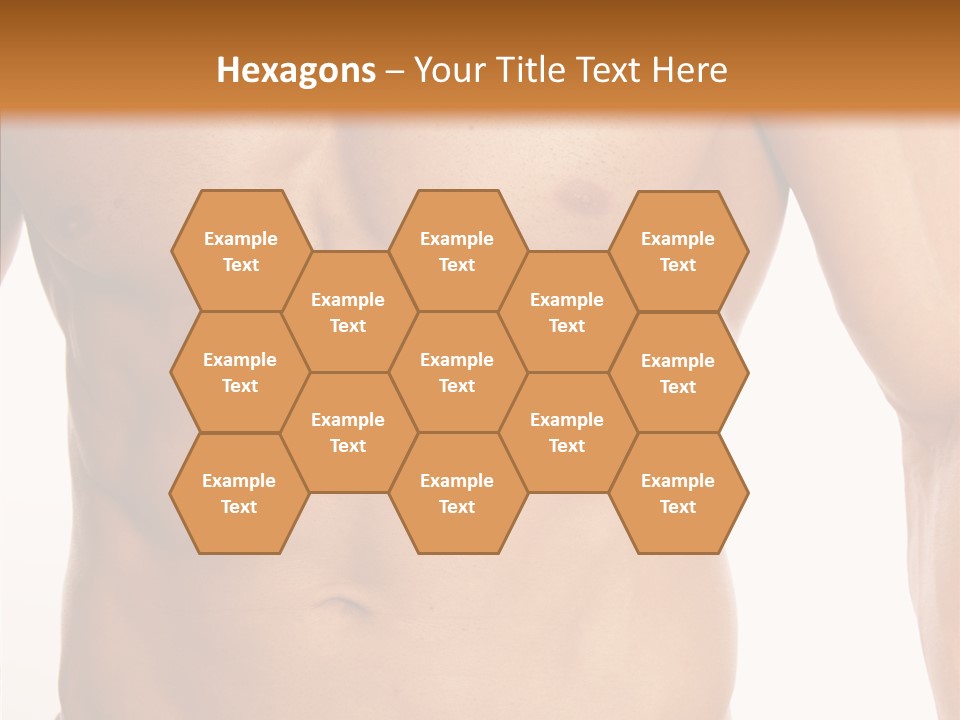 Beauty Sexy Pecks PowerPoint Template