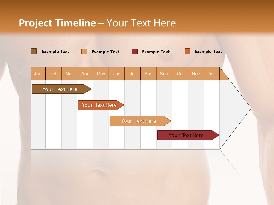 Beauty Sexy Pecks PowerPoint Template