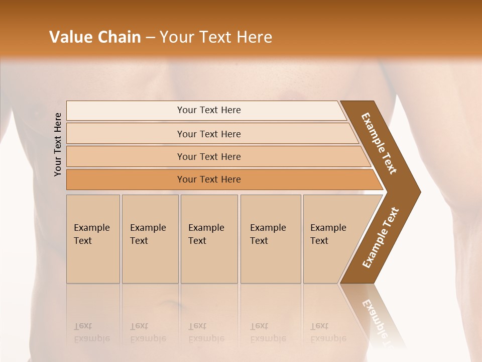 Beauty Sexy Pecks PowerPoint Template