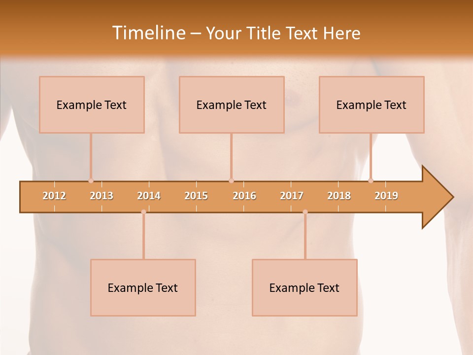 Beauty Sexy Pecks PowerPoint Template