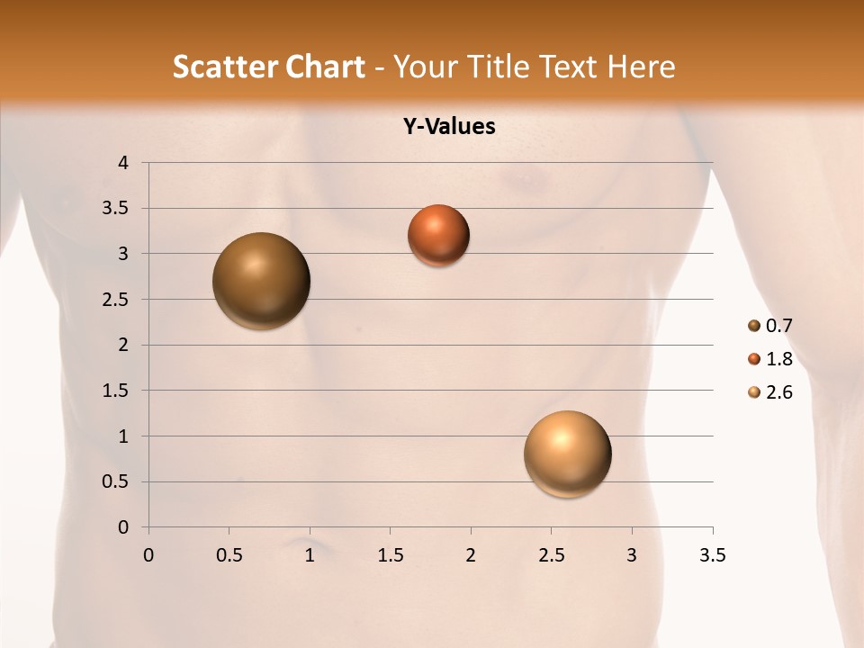 Beauty Sexy Pecks PowerPoint Template