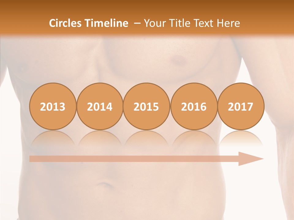 Beauty Sexy Pecks PowerPoint Template