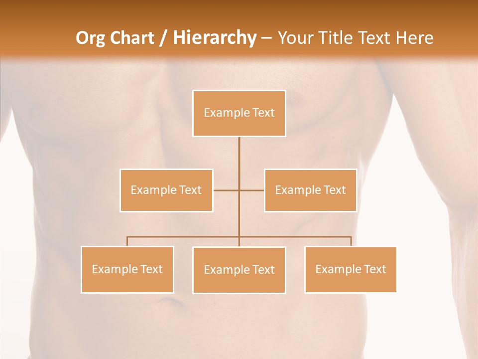 Beauty Sexy Pecks PowerPoint Template