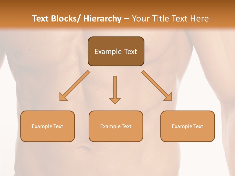 Beauty Sexy Pecks PowerPoint Template